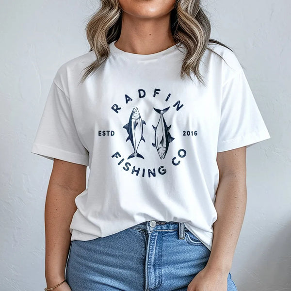 Fishing T-Shirt | Saltwater Tuna Graphic Design | Premium Cotton Tee | Gift for Angler Men and Women
