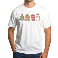 Cute Christmas Cookie T-Shirt | Gingerbread Man Holiday Graphic | Soft Cotton Festive Tee | Women's Funny Xmas Gift