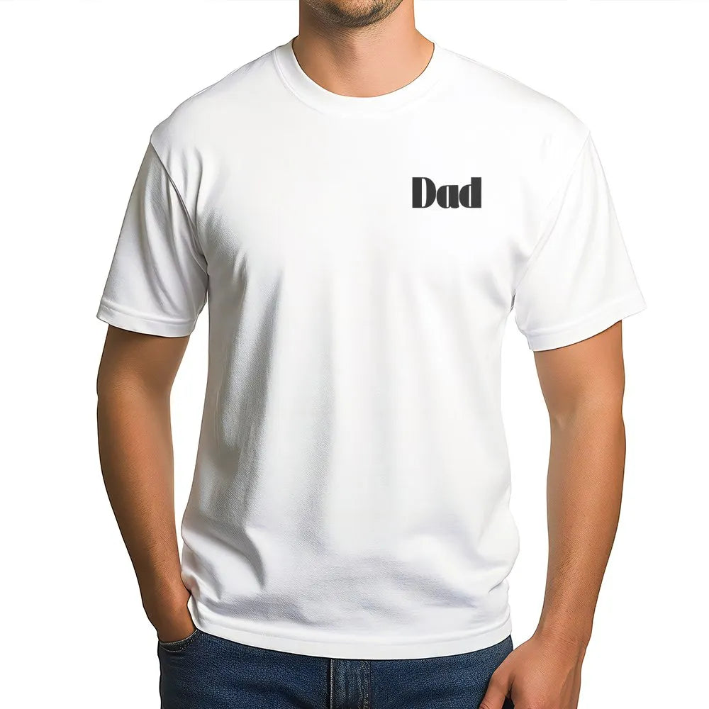 Dad Sweatshirt | Minimalist Left Chest Print | Premium Cotton Blend | Fathers Day Gift for New Dad