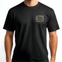 Autism Acceptance T-Shirt | Retro Rainbow Infinity Symbol | Soft Blend Sweatshirt | Neurodiversity Awareness Gift