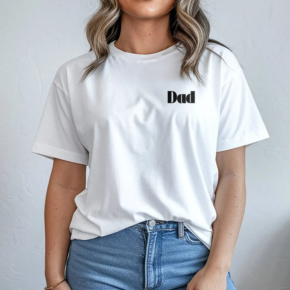 Dad Sweatshirt | Minimalist Left Chest Print | Premium Cotton Blend | Fathers Day Gift for New Dad