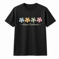 Choose Kindness Sweatshirt | Retro Floral Graphic Pullover | Soft Cotton Blend | Inspirational Teacher Appreciation Gift