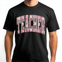 Floral Teacher Sweatshirt | Retro Spring Flower Graphic Crewneck | Soft Cotton Blend Pullover | Teacher Appreciation Gift