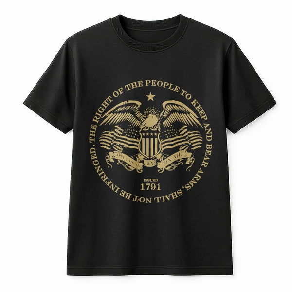 Second Amendment Sweatshirt | Patriotic Eagle 1791 Graphic | Soft Cotton Blend | Pro 2A Patriot Gift