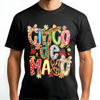 Cinco De Mayo Sweatshirt | Colorful Coquette Bow Fiesta Graphic | Soft Cotton Blend | Women's Mexican Holiday Party Gift