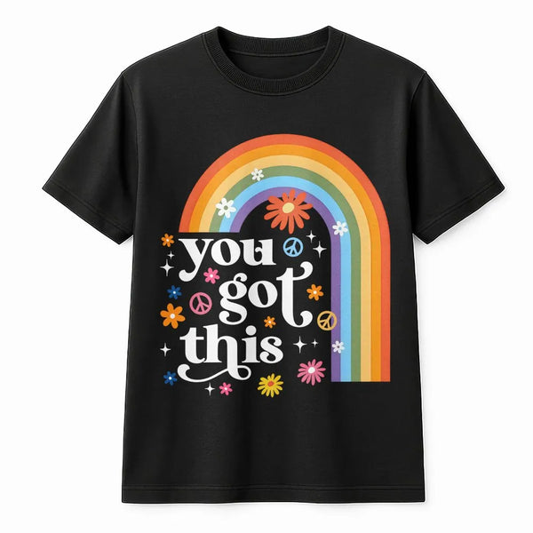 Teacher Test Day Sweatshirt | Retro Rainbow You Got This Design | Soft Cotton Blend | Testing Season Teacher Gift